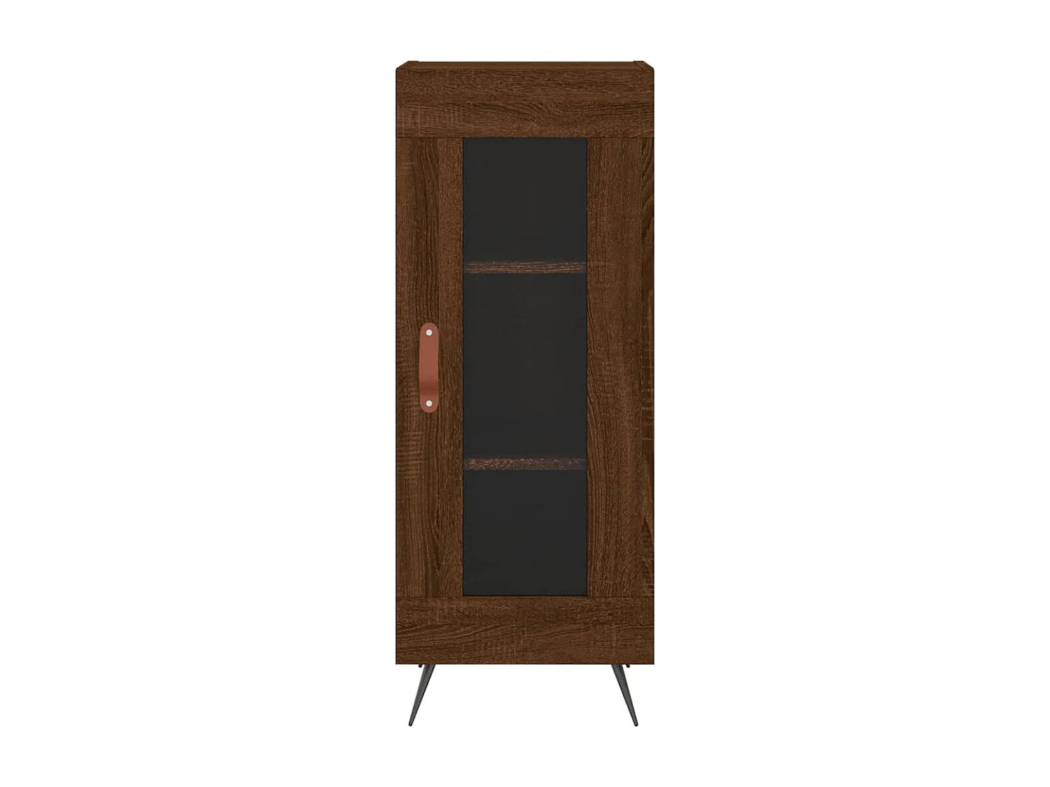 Berkfield Sideboard Brown Oak 34.5x34x90 cm Engineered Wood