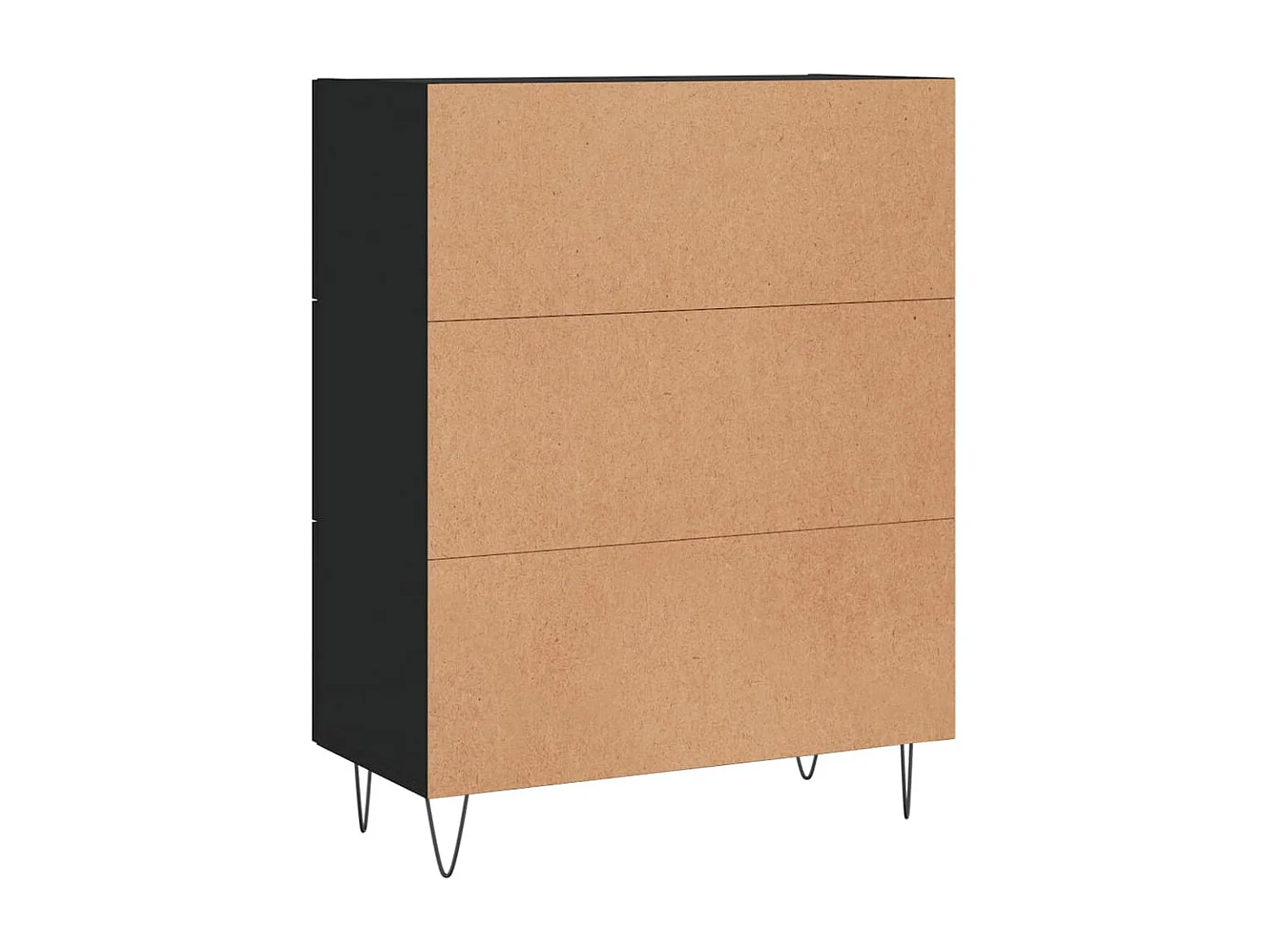 Berkfield Sideboard Black 69.5x34x90 cm Engineered Wood
