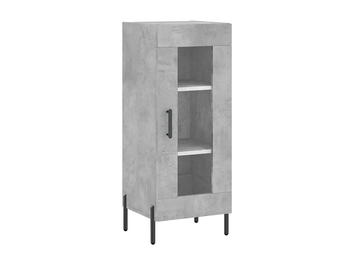 Berkfield Sideboard Concrete Grey 34.5x34x90 cm Engineered Wood
