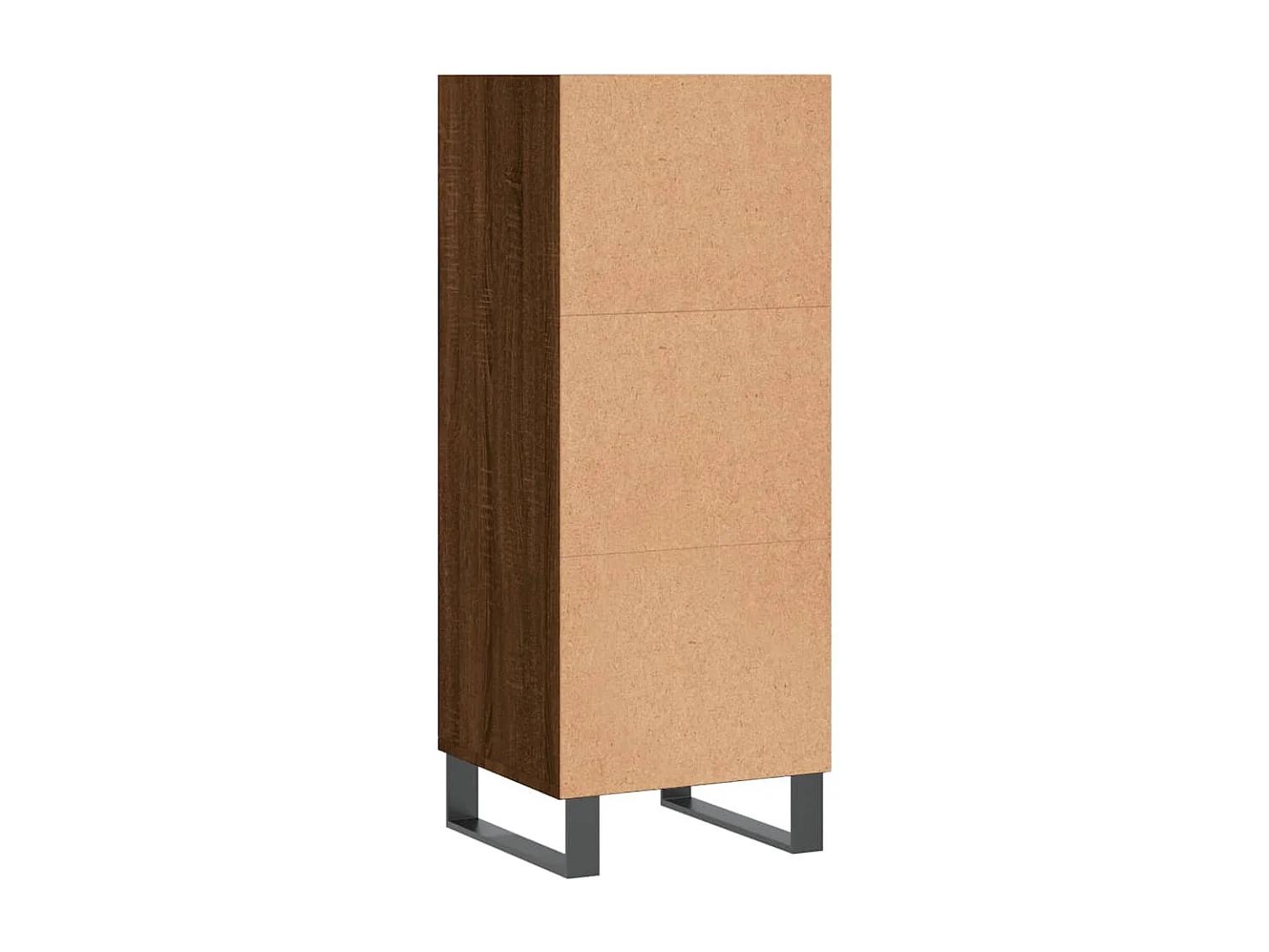 Berkfield Sideboard Brown Oak 34.5x32.5x90 cm Engineered Wood