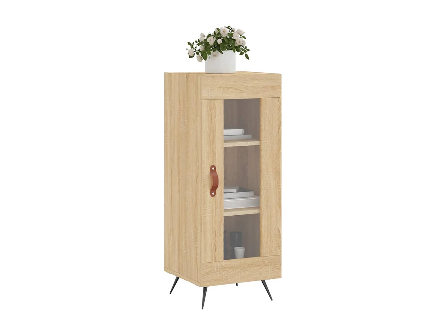 Berkfield Sideboard Sonoma Oak 34.5x34x90 cm Engineered Wood