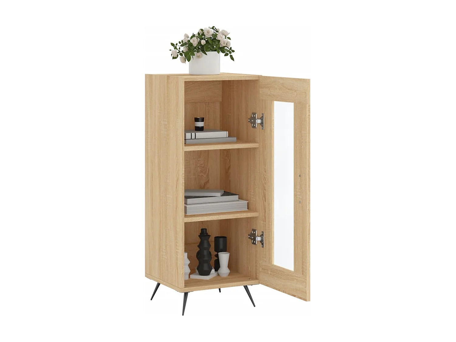 Berkfield Sideboard Sonoma Oak 34.5x34x90 cm Engineered Wood