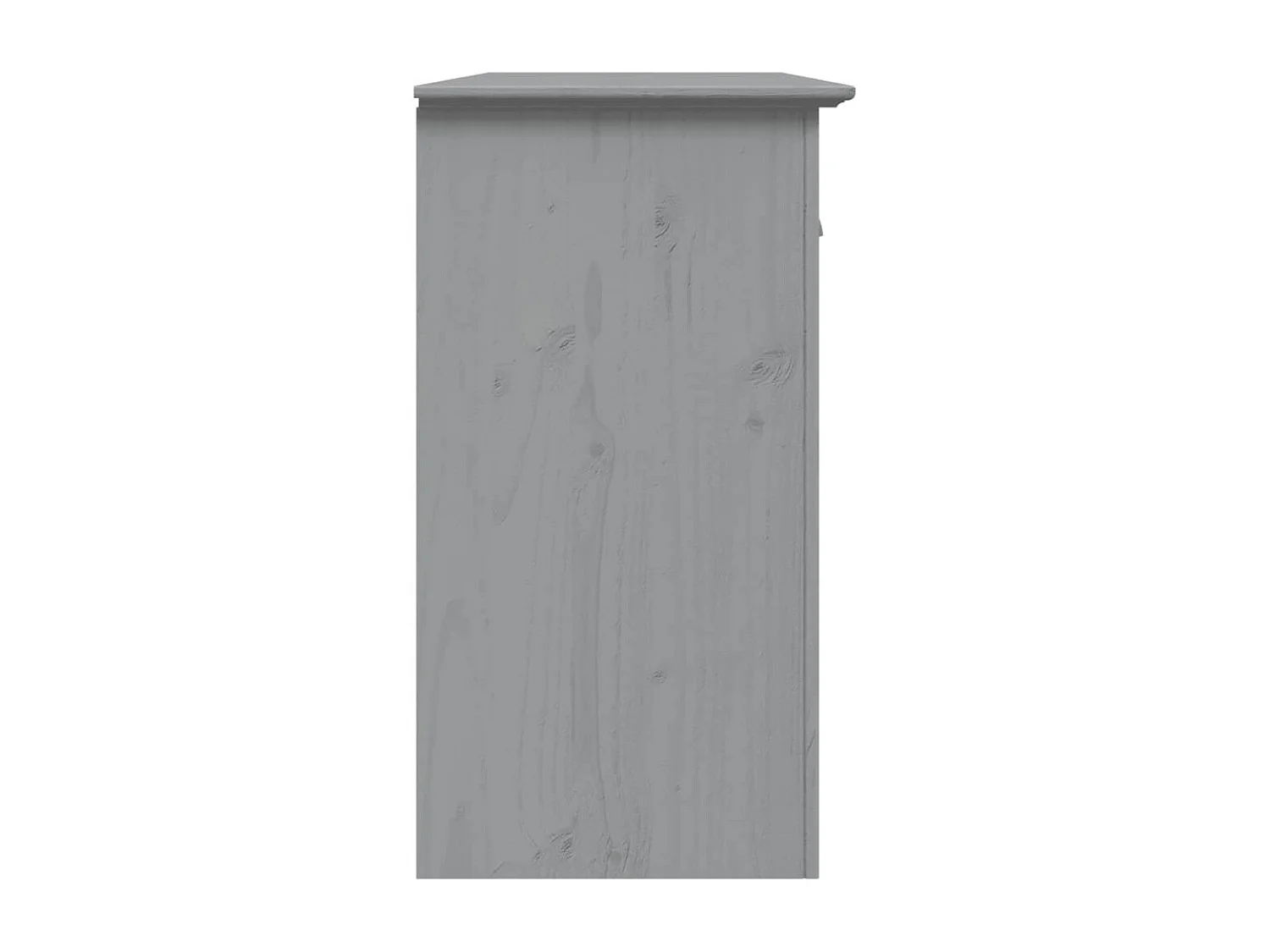 Berkfield Sideboard BODO Grey 115x43x79.5 cm Solid Wood Pine