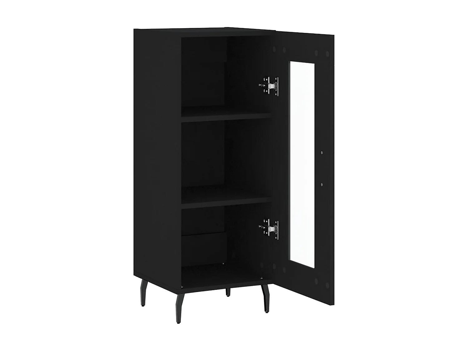 Berkfield Sideboard Black 34.5x34x90 cm Engineered Wood