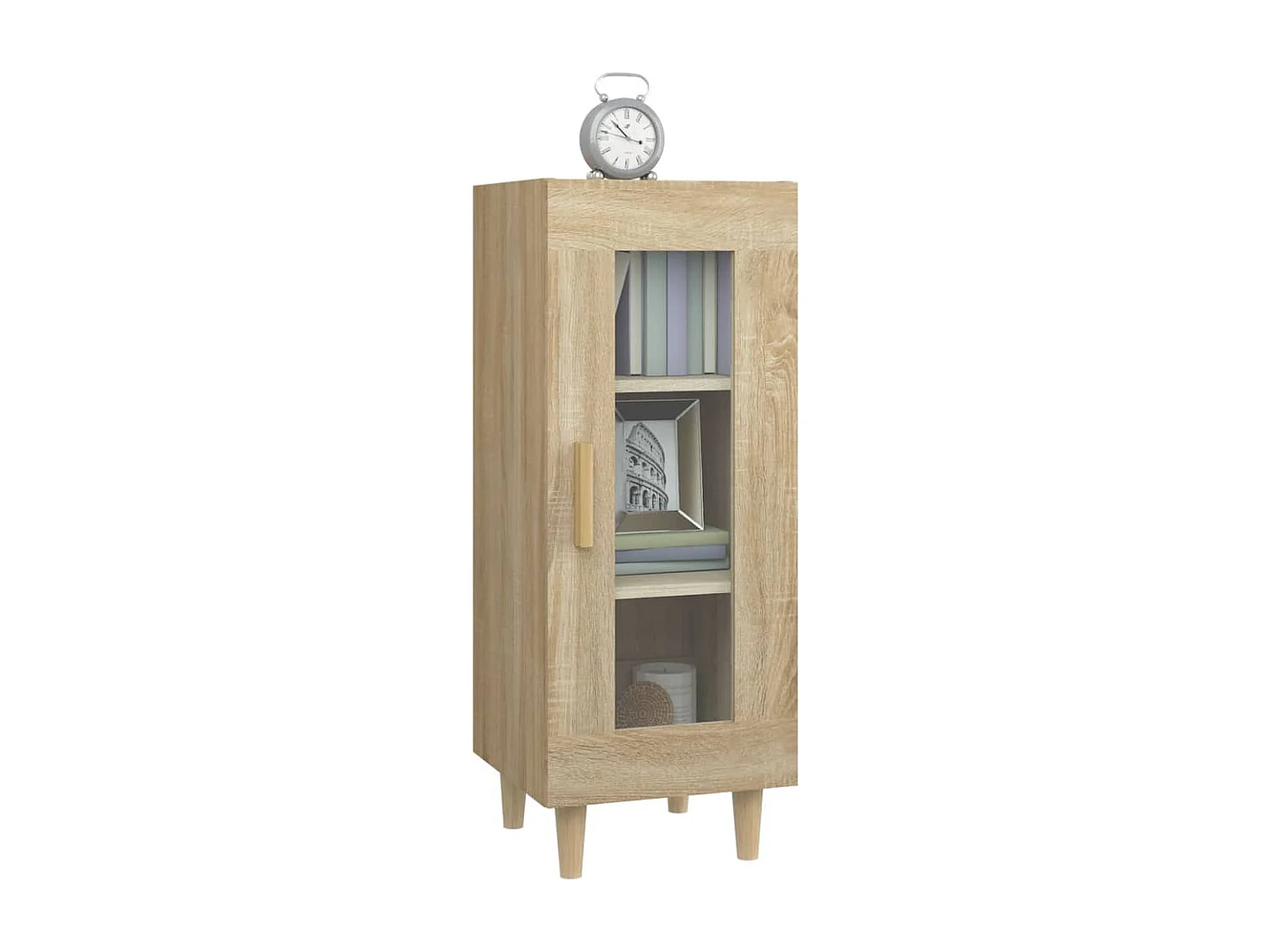 Berkfield Sideboard Sonoma Oak 34.5x34x90 cm Engineered Wood