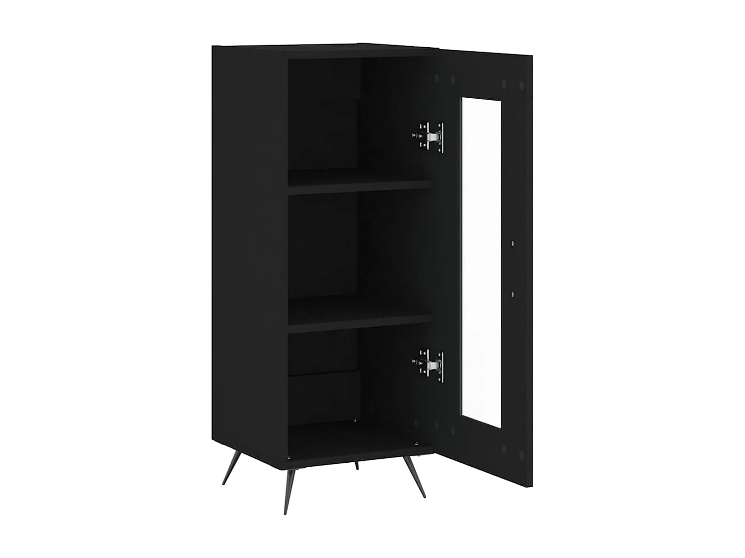 Berkfield Sideboard Black 34.5x34x90 cm Engineered Wood