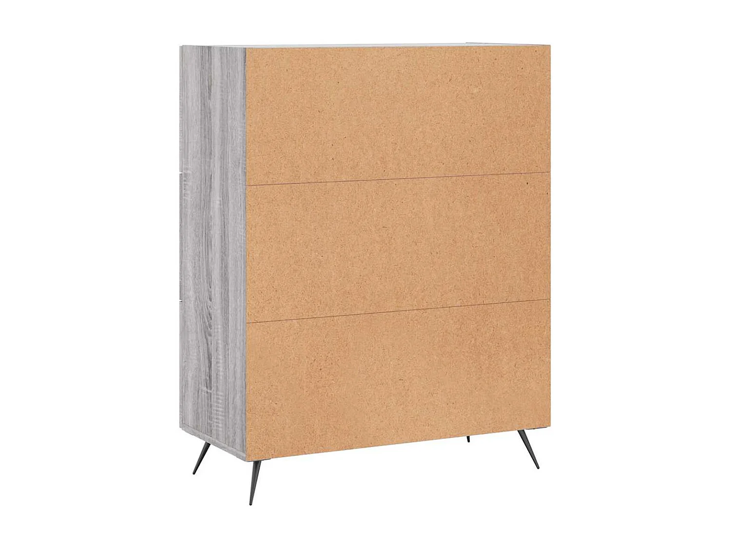 Berkfield Sideboard Grey Sonoma 69.5x34x90 cm Engineered Wood