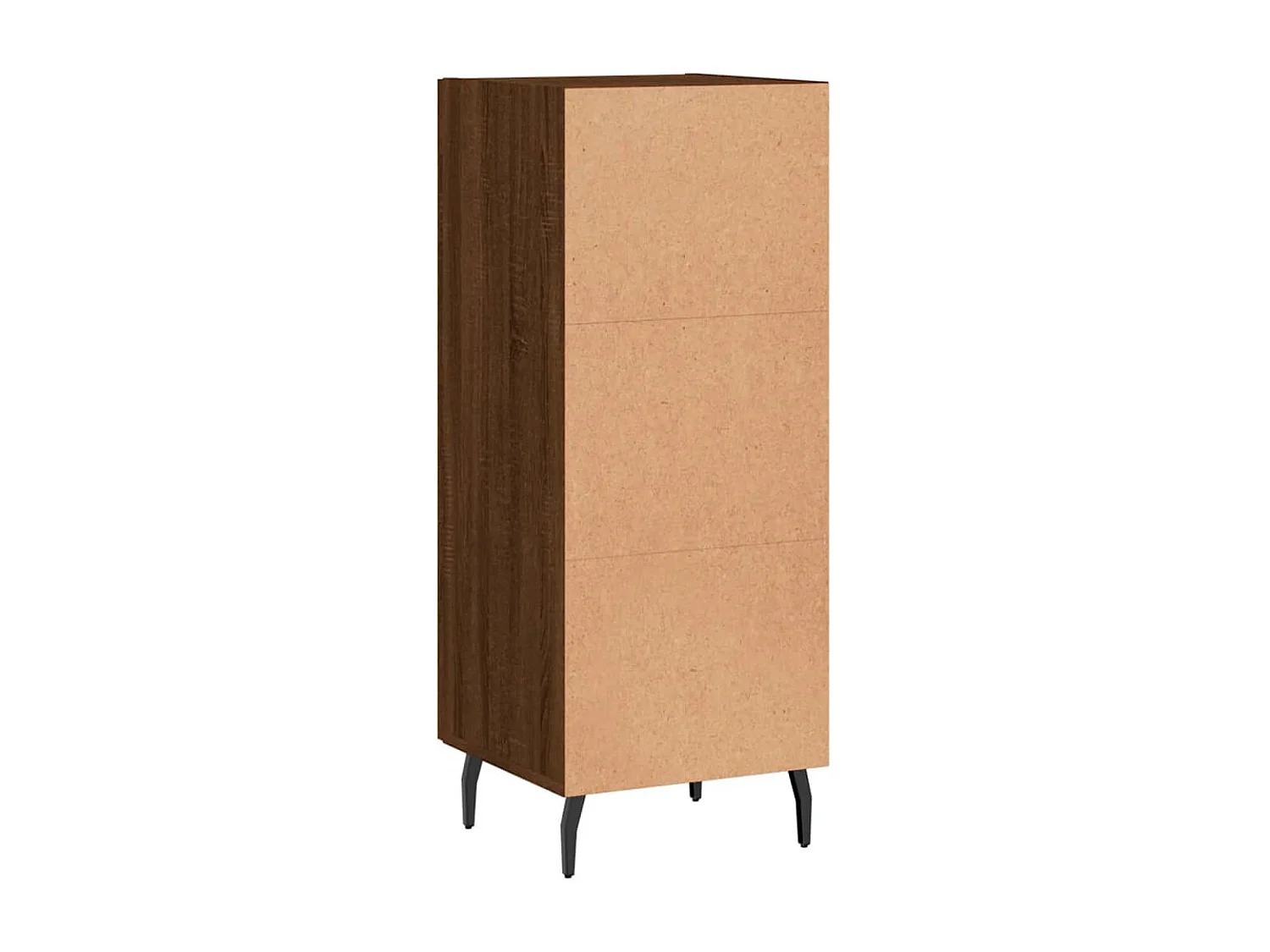 Berkfield Sideboard Brown Oak 34.5x34x90 cm Engineered Wood