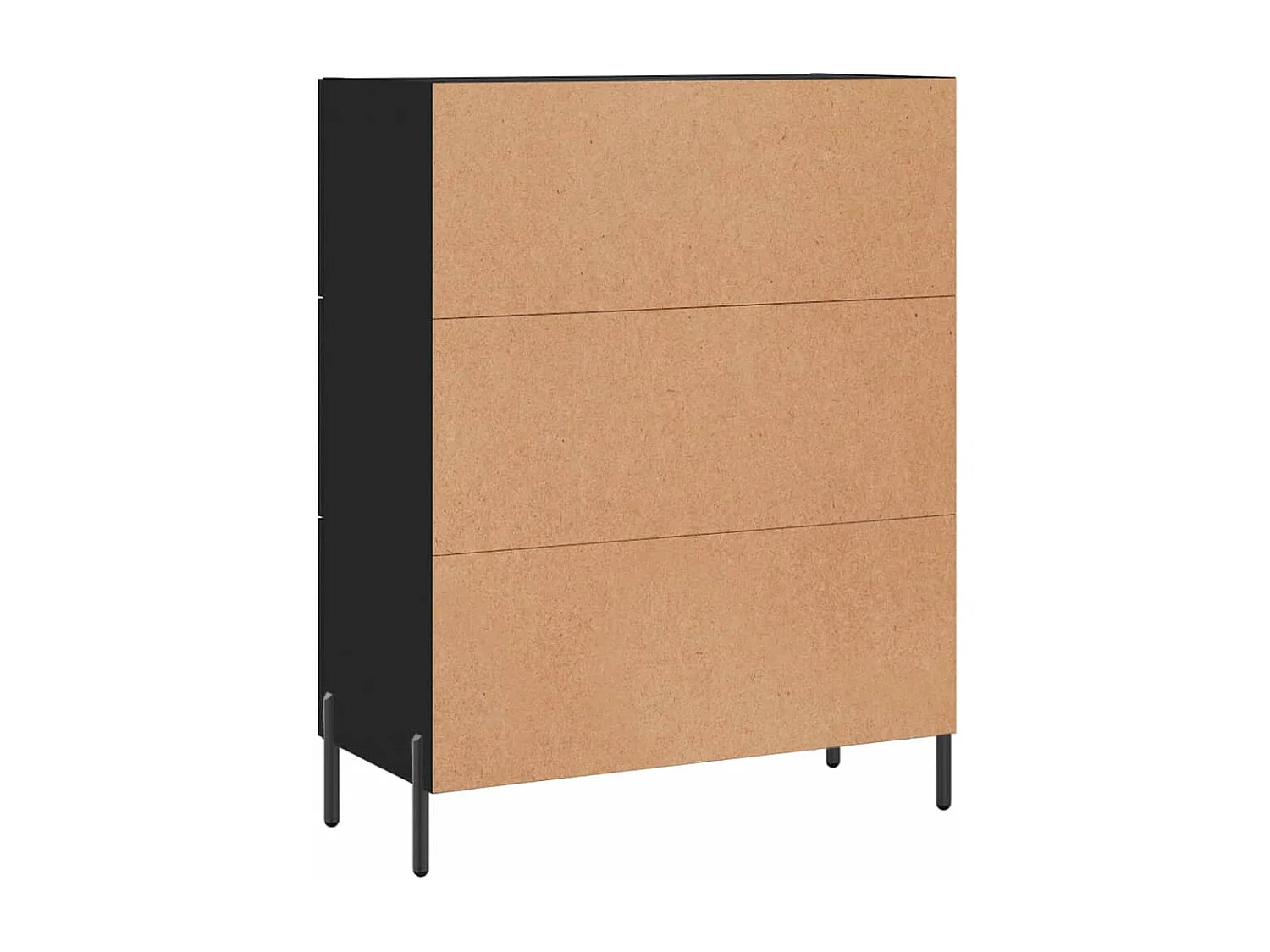 Berkfield Sideboard Black 69.5x34x90 cm Engineered Wood