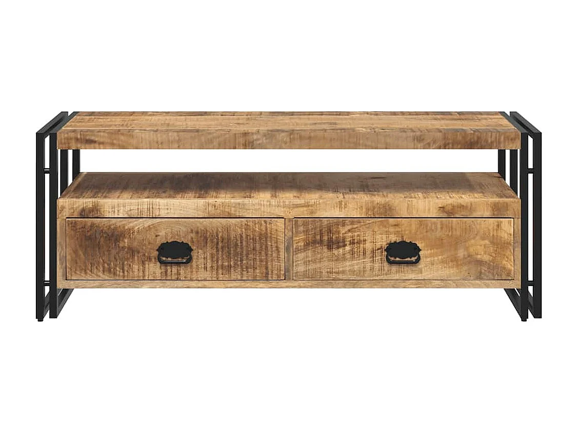 Berkfield TV Cabinet 120x35x45 cm Solid Mango Wood