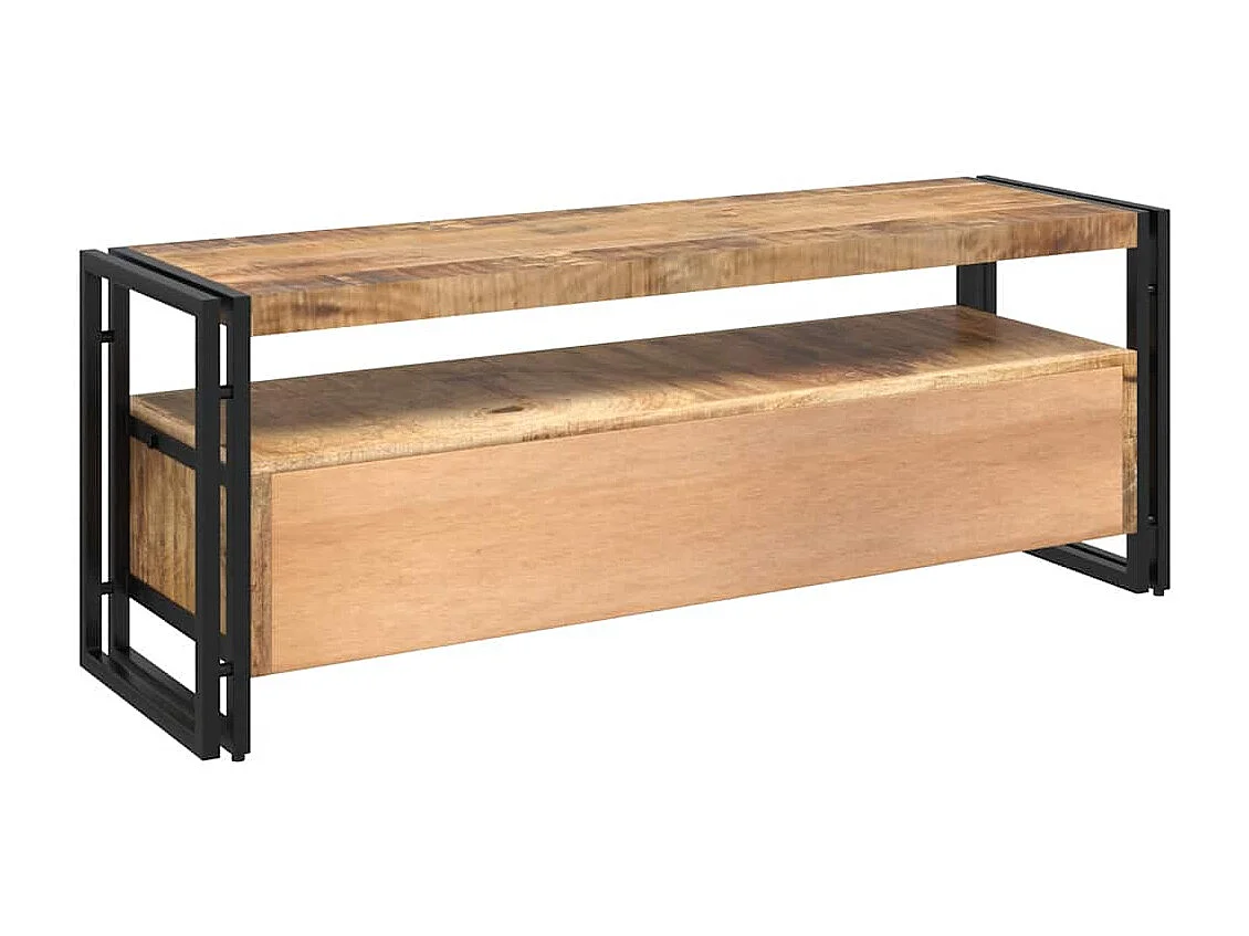 Berkfield TV Cabinet 120x35x45 cm Solid Mango Wood