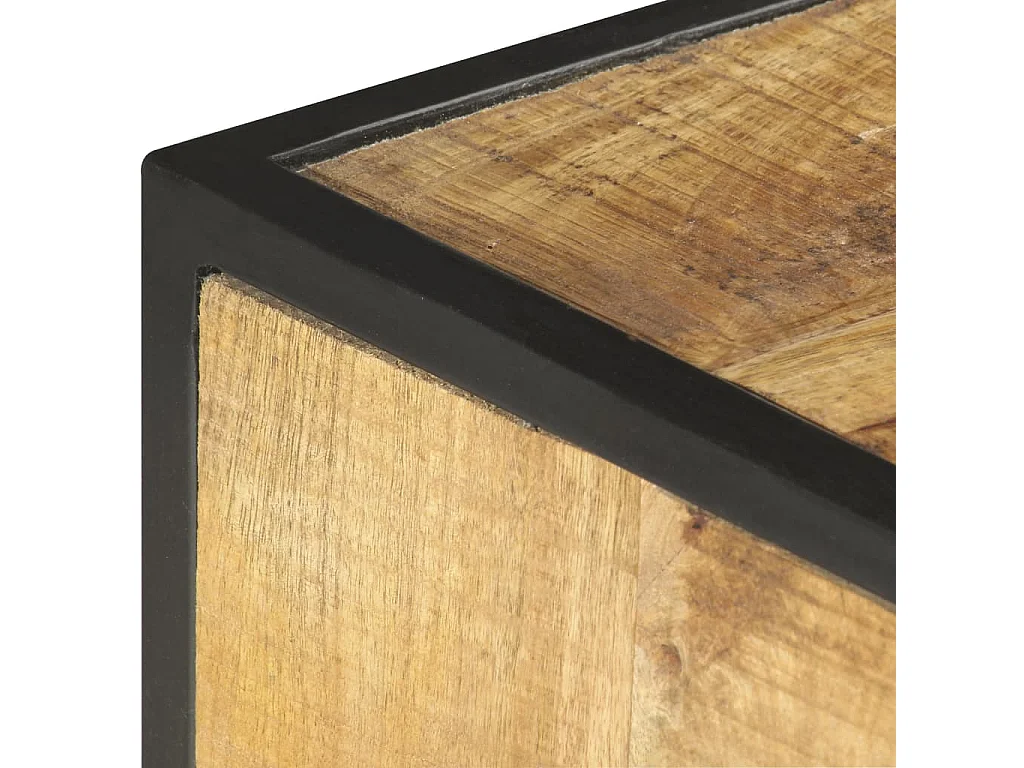 Berkfield TV Cabinet 130x30x39 cm Solid Mango Wood