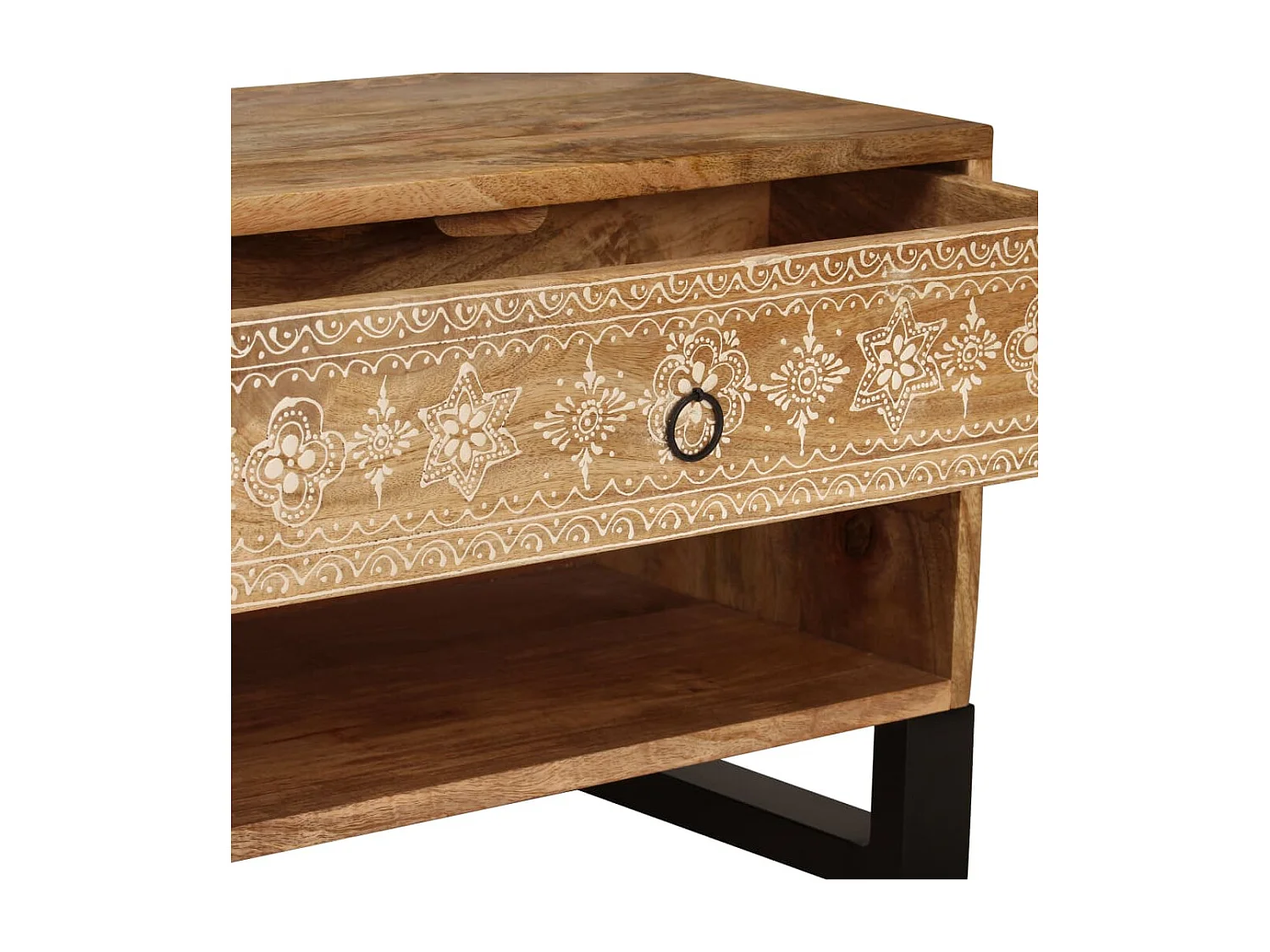 Berkfield TV Cabinet Solid Mango Wood 120x30x40 cm