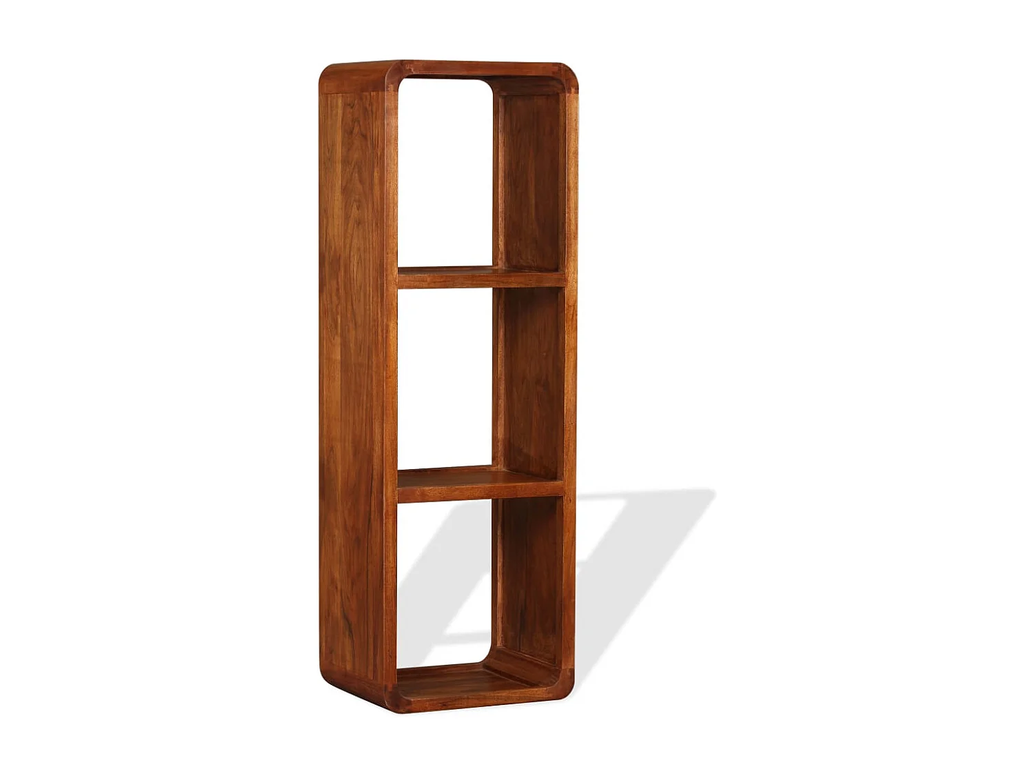 Berkfield TV Cabinet Solid Wood with Honey Finish 120x30x40 cm