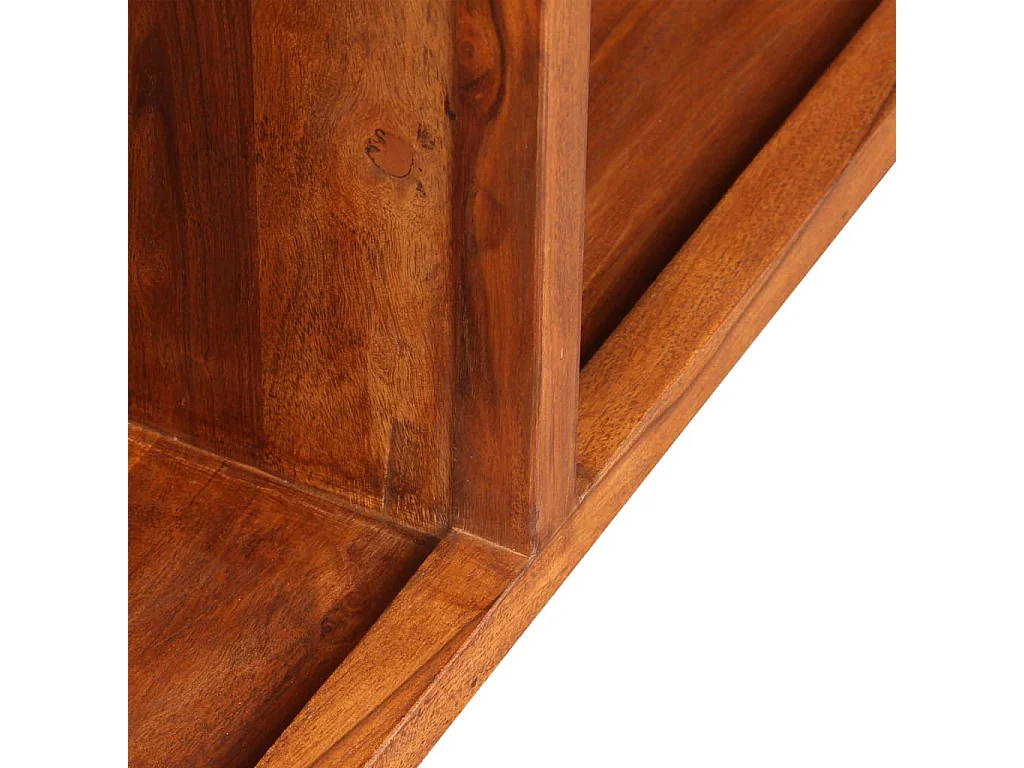 Berkfield TV Cabinet Solid Wood with Honey Finish 120x30x40 cm