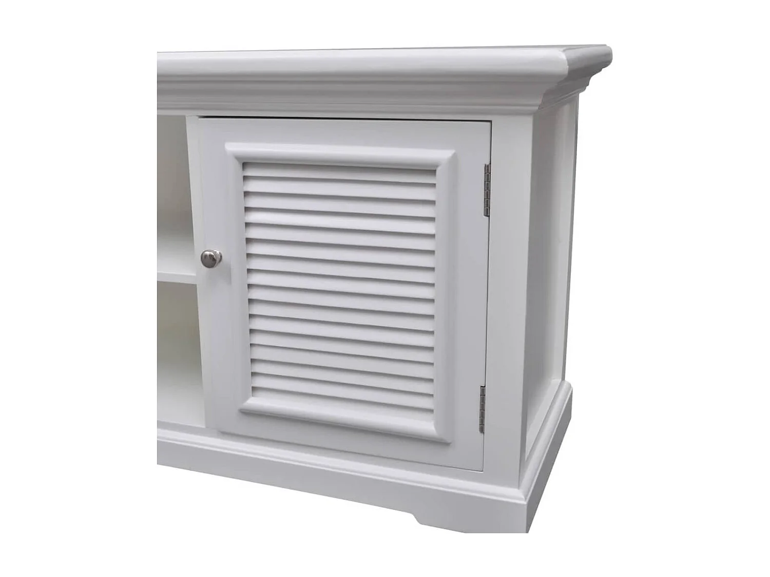 Berkfield TV Stand White Wood