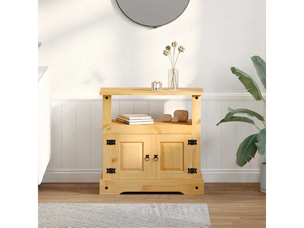 Berkfield TV Cabinet Mexican Pine Corona Range 80x43x78 cm