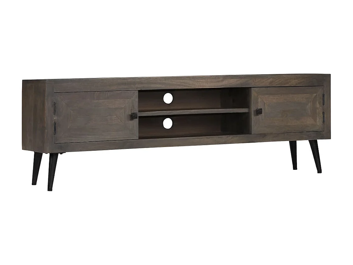 Berkfield TV Cabinet Solid Mango Wood 140x30x45 cm
