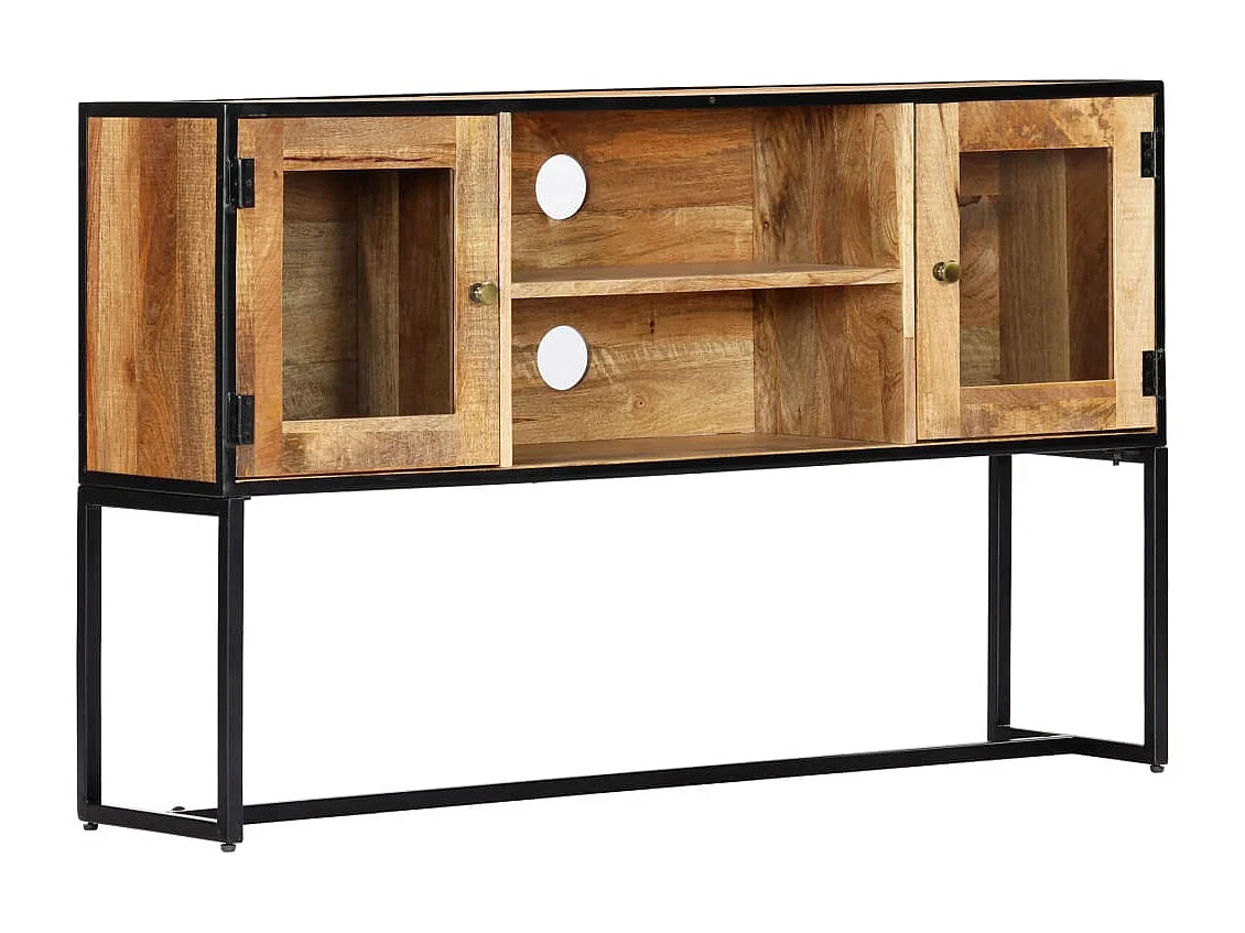 Berkfield TV Cabinet 120x30x75 cm Solid Reclaimed Wood