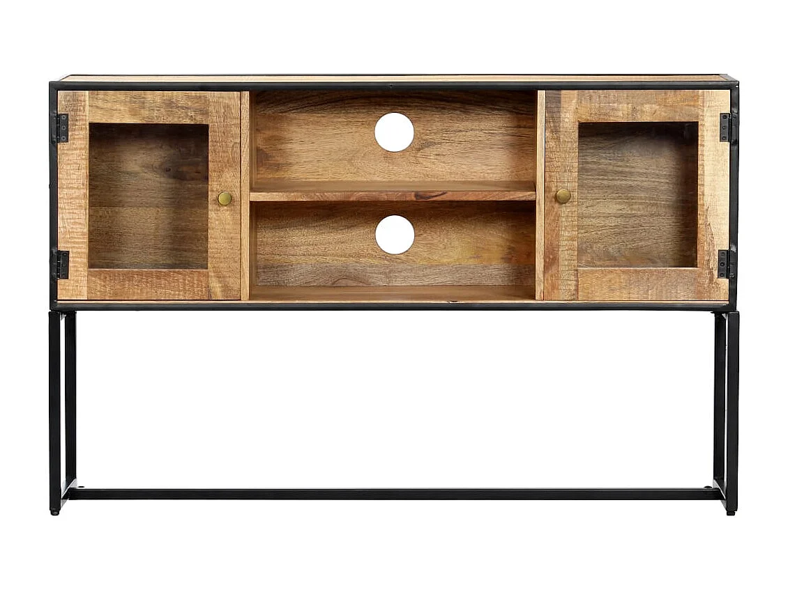 Berkfield TV Cabinet 120x30x75 cm Solid Reclaimed Wood