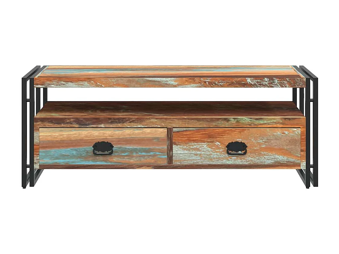 Berkfield TV Cabinet Solid Reclaimed Wood