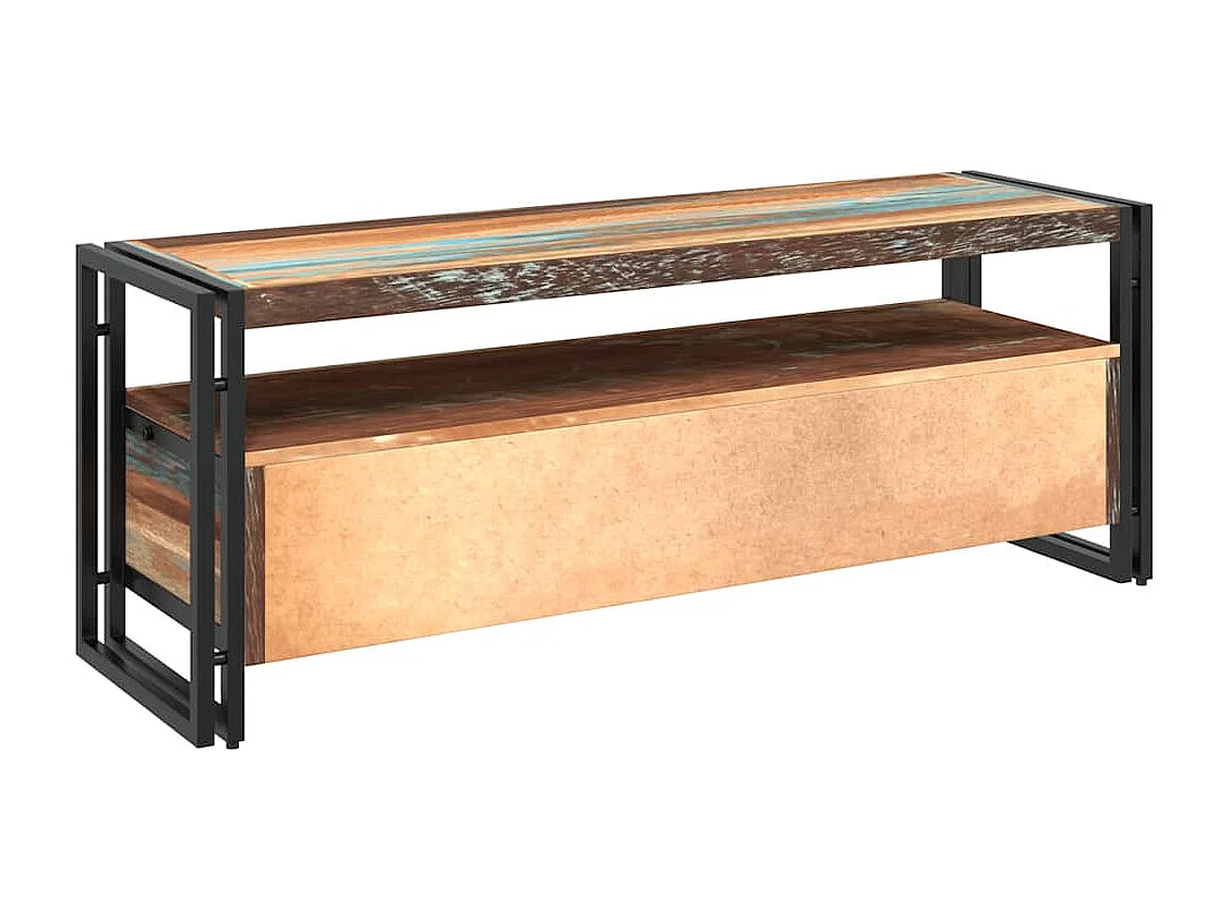 Berkfield TV Cabinet Solid Reclaimed Wood