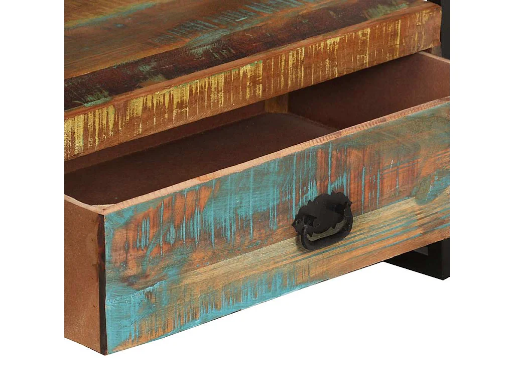 Berkfield TV Cabinet Solid Reclaimed Wood