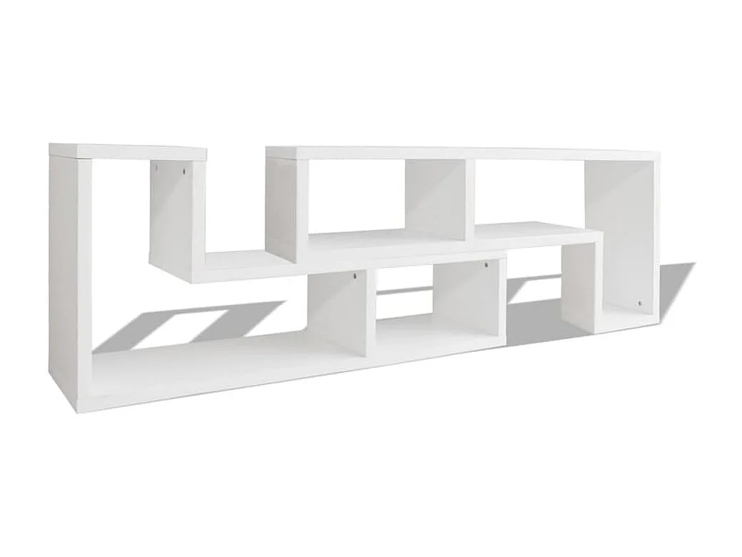 Berkfield TV Cabinet Double L-Shaped White