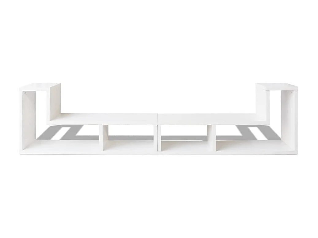 Berkfield TV Cabinet Double L-Shaped White