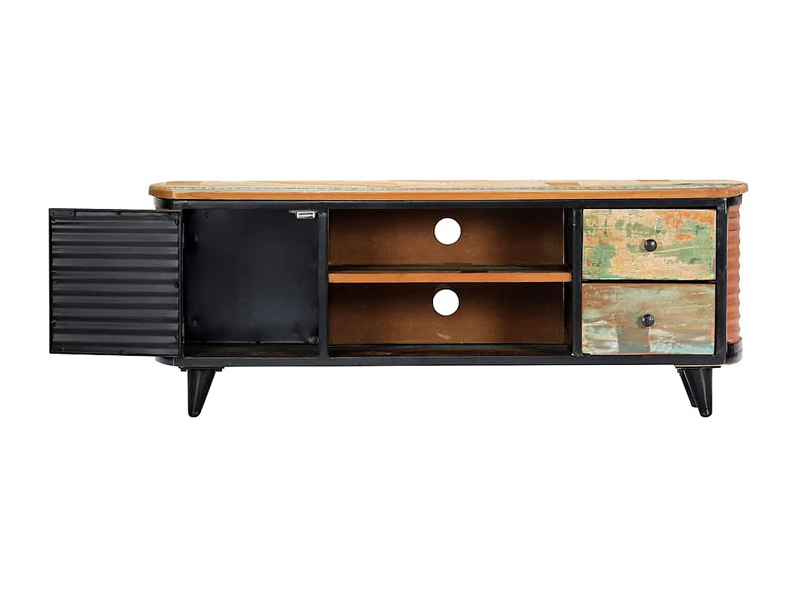 Berkfield TV Cabinet 120x30x45 cm Solid Reclaimed Wood