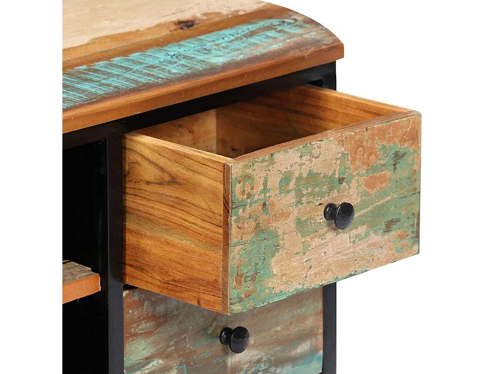 Berkfield TV Cabinet 120x30x45 cm Solid Reclaimed Wood