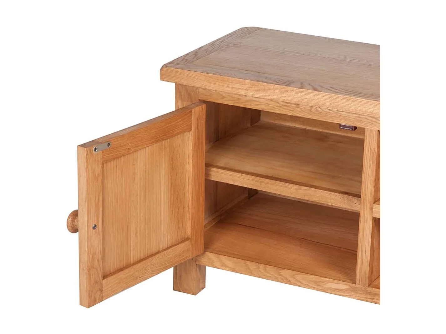 Berkfield TV Cabinet 103x36x46 cm Solid Oak Wood