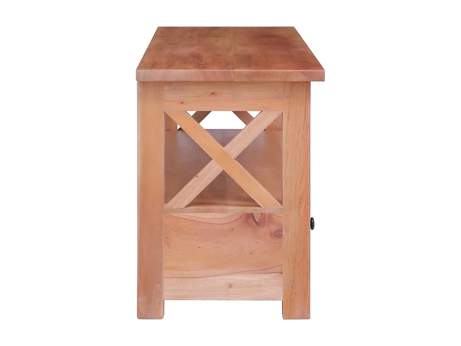Berkfield TV Cabinet 120x30x40 cm Solid Mahogany Wood