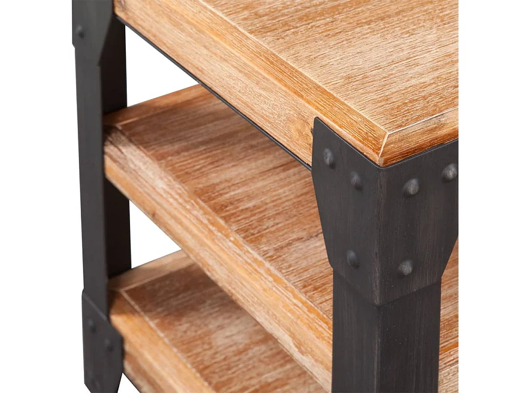 Berkfield TV Stand Solid Acacia Wood 140x40x45 cm