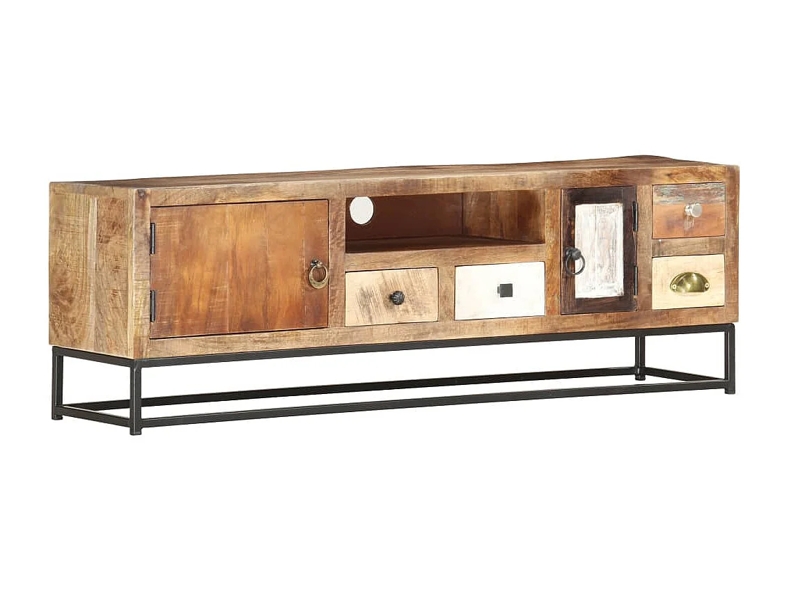 Berkfield TV Cabinet 120x30x40 cm Solid Reclaimed Wood