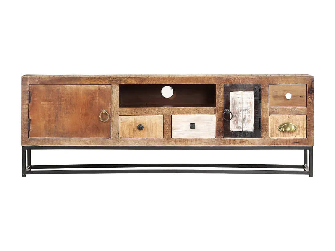 Berkfield TV Cabinet 120x30x40 cm Solid Reclaimed Wood
