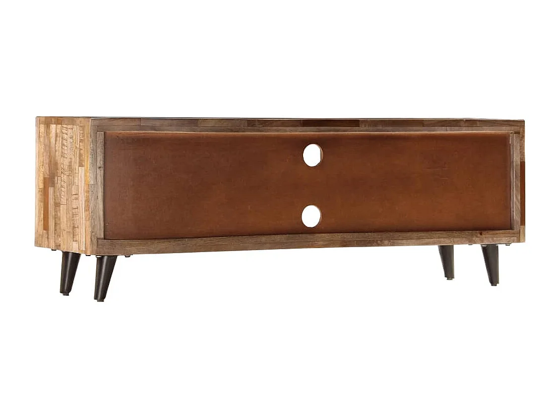 Berkfield TV Cabinet 118x30x40 cm Solid Mango Wood