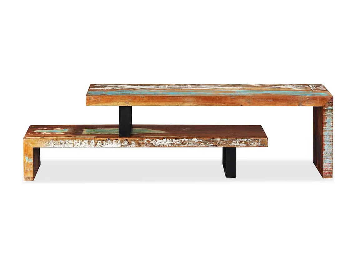 Berkfield TV Stand Solid Reclaimed Wood