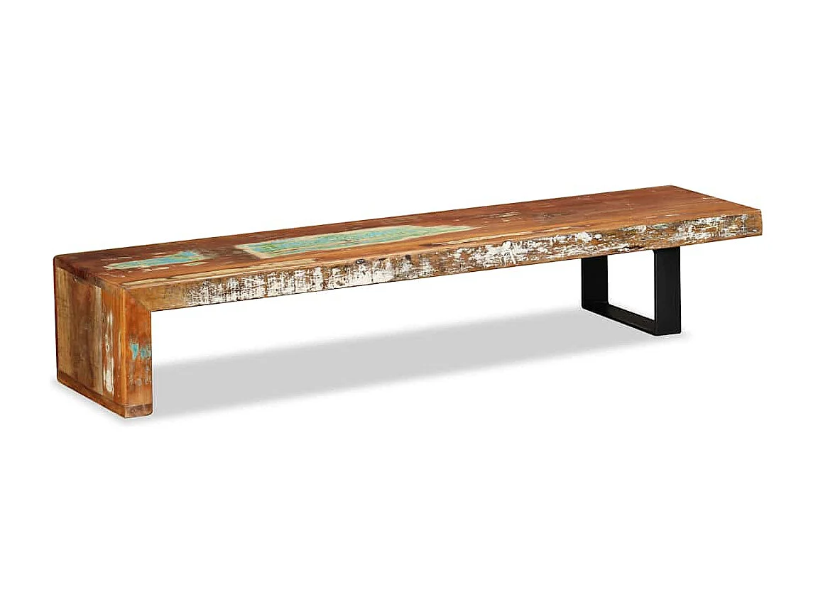 Berkfield TV Stand Solid Reclaimed Wood
