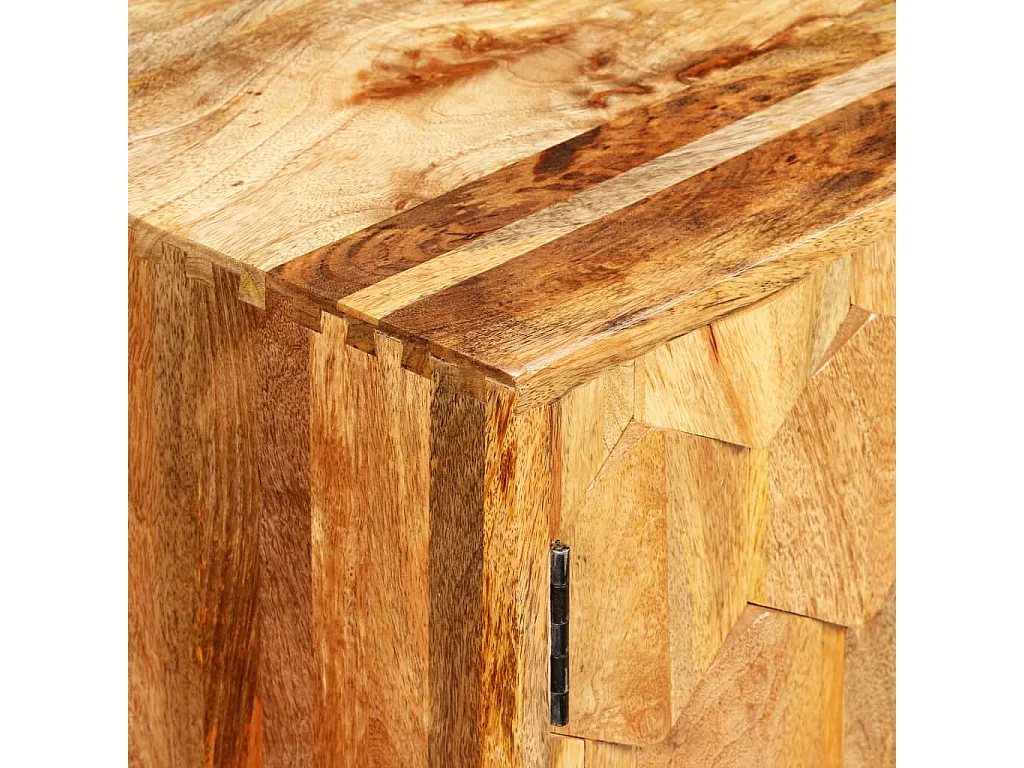 Berkfield TV Cabinet Solid Mango Wood 118x35x40 cm