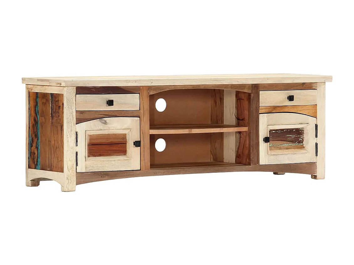 Berkfield TV Cabinet 120x30x40 cm Solid Reclaimed Wood