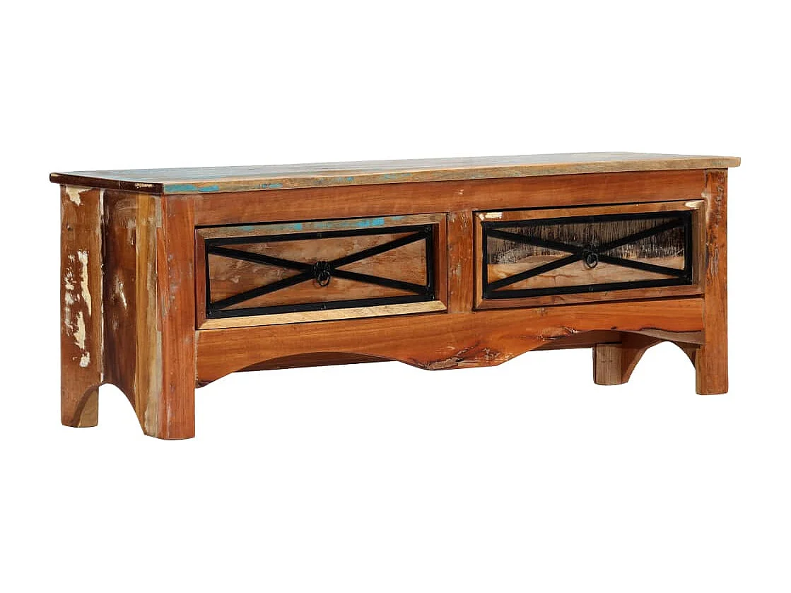 Berkfield TV Cabinet 120x30x40 cm Solid Reclaimed Wood