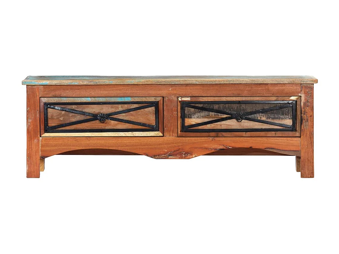 Berkfield TV Cabinet 120x30x40 cm Solid Reclaimed Wood