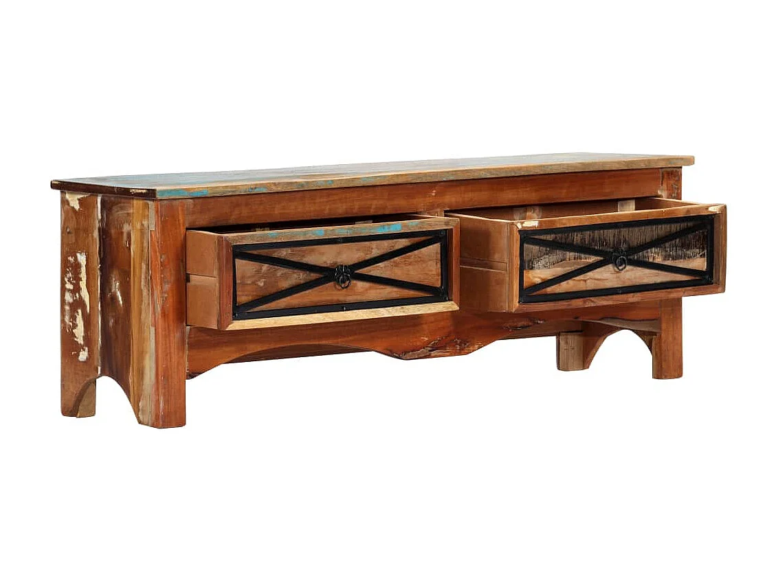 Berkfield TV Cabinet 120x30x40 cm Solid Reclaimed Wood