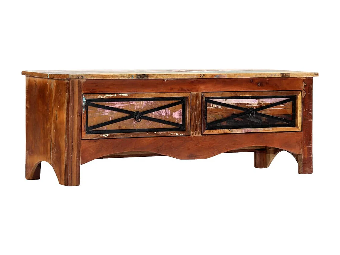 Berkfield TV Cabinet 120x30x40 cm Solid Reclaimed Wood