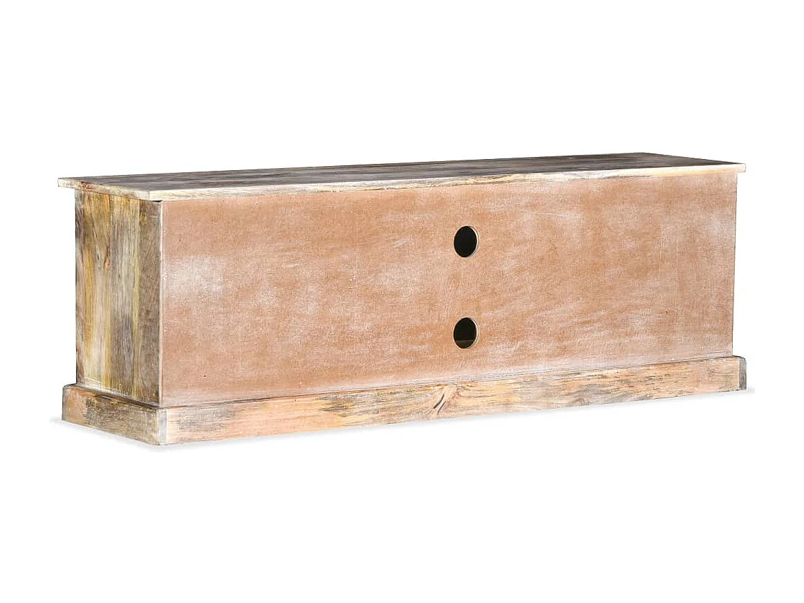 Berkfield TV Cabinet Solid Mango Wood