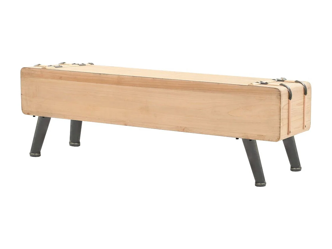Berkfield TV Cabinet Solid Fir Wood 120x33x35 cm