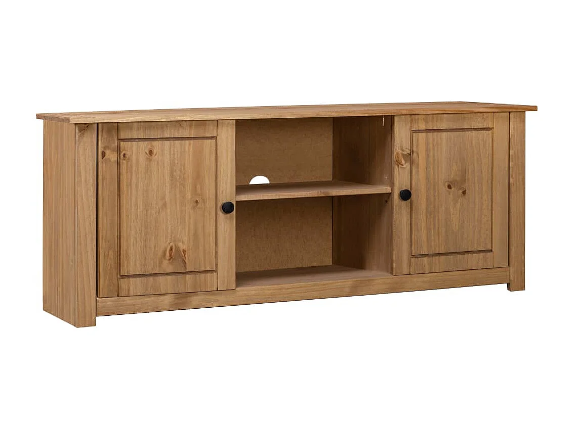 Berkfield TV Cabinet 120x40x50 cm Solid Pine Wood Panama Range