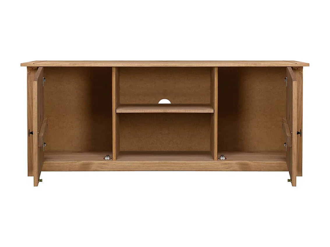 Berkfield TV Cabinet 120x40x50 cm Solid Pine Wood Panama Range