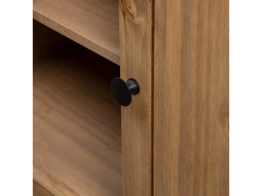 Berkfield TV Cabinet 120x40x50 cm Solid Pine Wood Panama Range